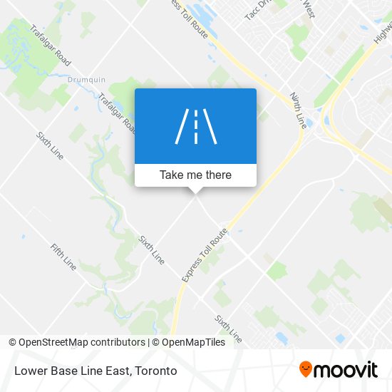 Lower Base Line East map