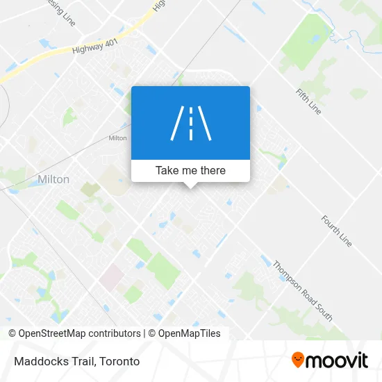 Maddocks Trail map