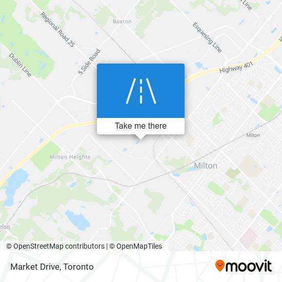 Market Drive map