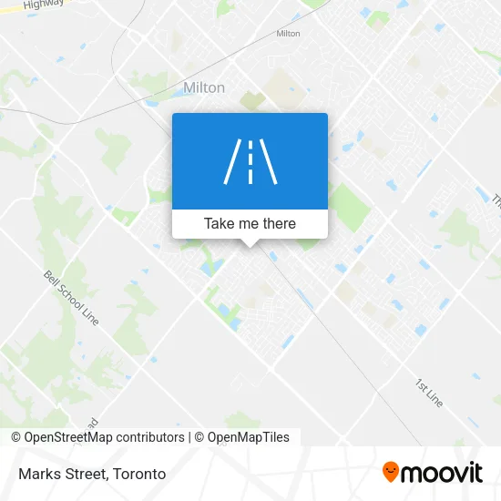 Marks Street map