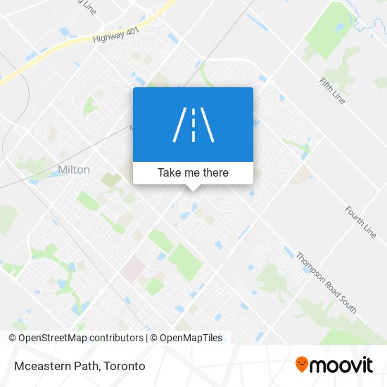 Mceastern Path map