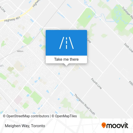 Meighen Way map