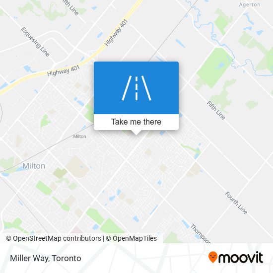 Miller Way map