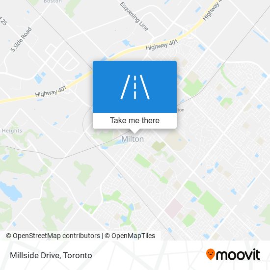 Millside Drive map