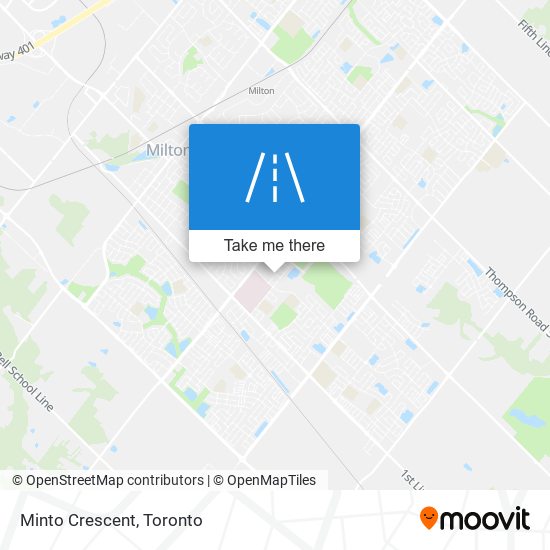 Minto Crescent map