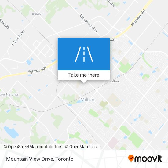 Mountain View Drive plan