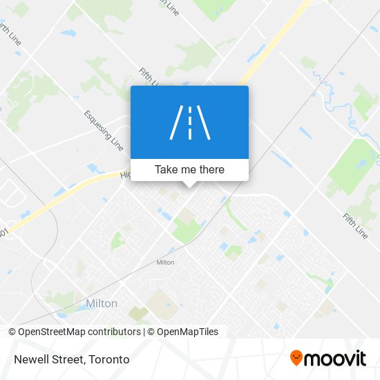 Newell Street map