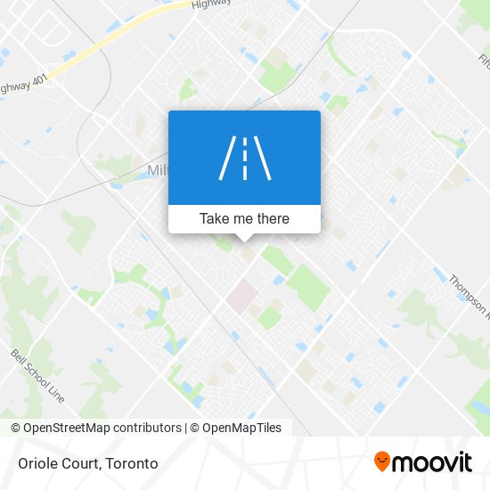 Oriole Court map