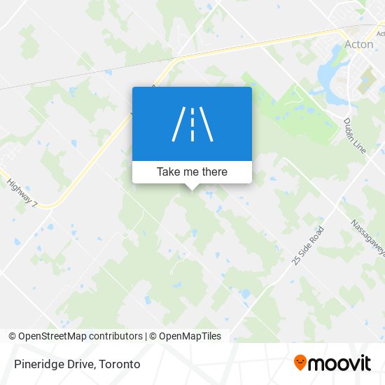 Pineridge Drive map