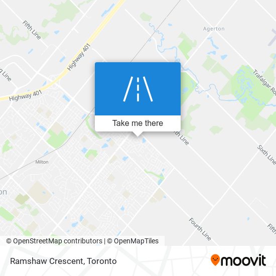 Ramshaw Crescent map