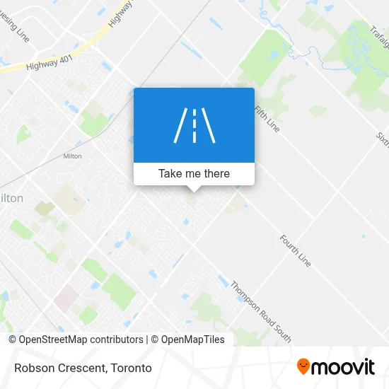 Robson Crescent map