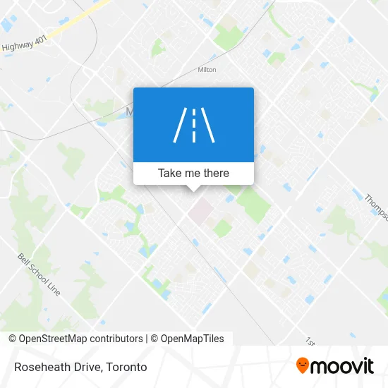 Roseheath Drive map