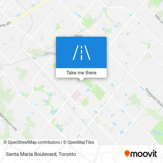 Santa Maria Boulevard map