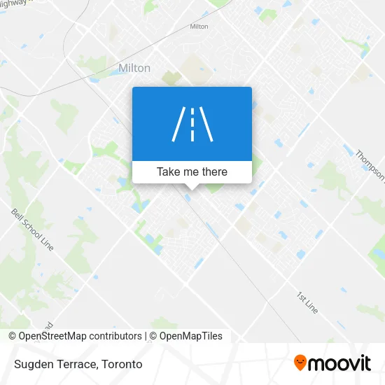 Sugden Terrace map