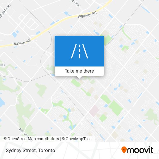 Sydney Street map