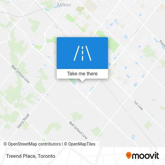 Treend Place map