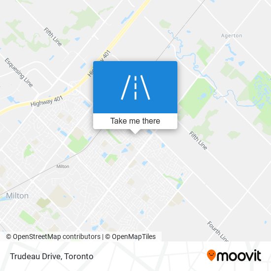 Trudeau Drive map