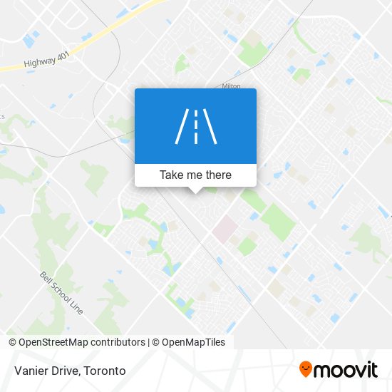 Vanier Drive plan