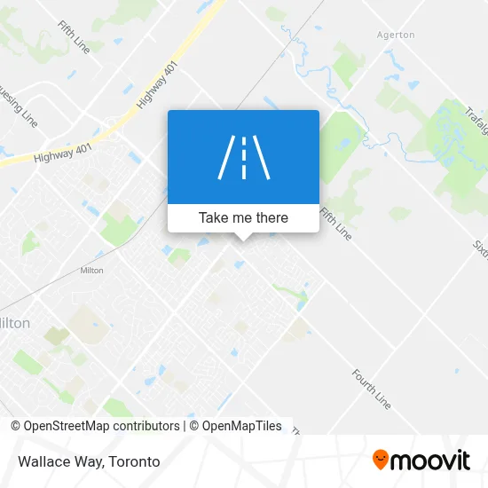 Wallace Way map