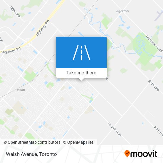 Walsh Avenue map