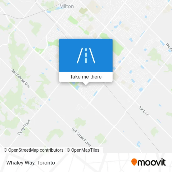 Whaley Way map
