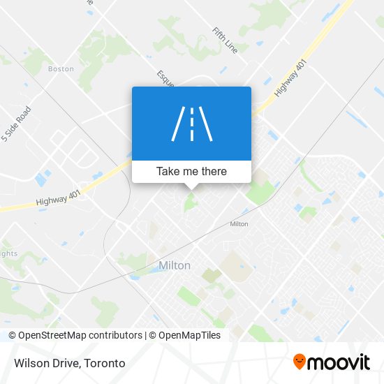 Wilson Drive map