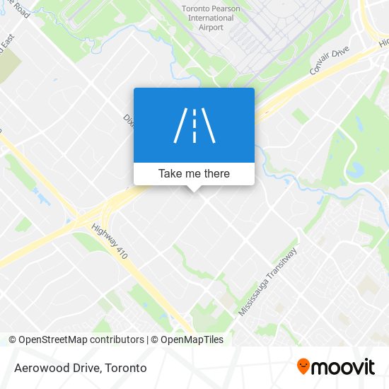 Aerowood Drive map