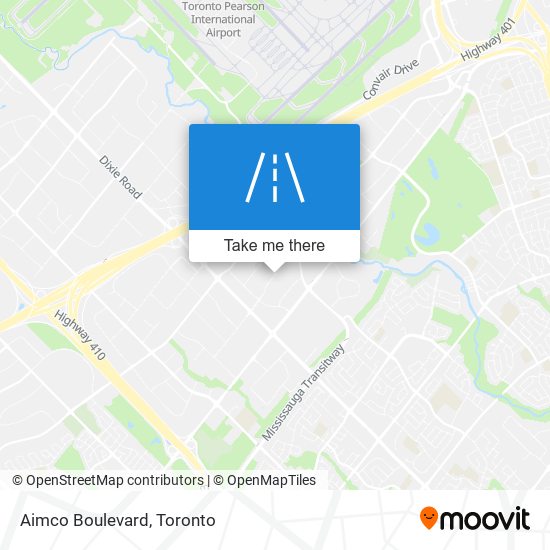 Aimco Boulevard map