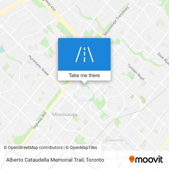 Alberto Cataudella Memorial Trail plan