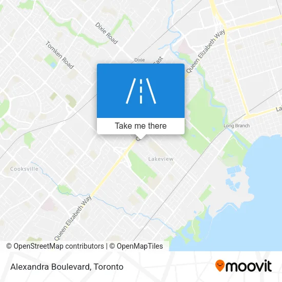Alexandra Boulevard map