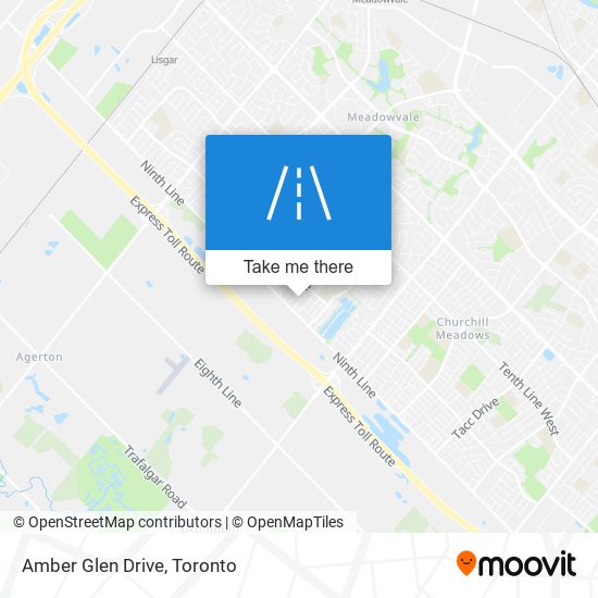 Amber Glen Drive map