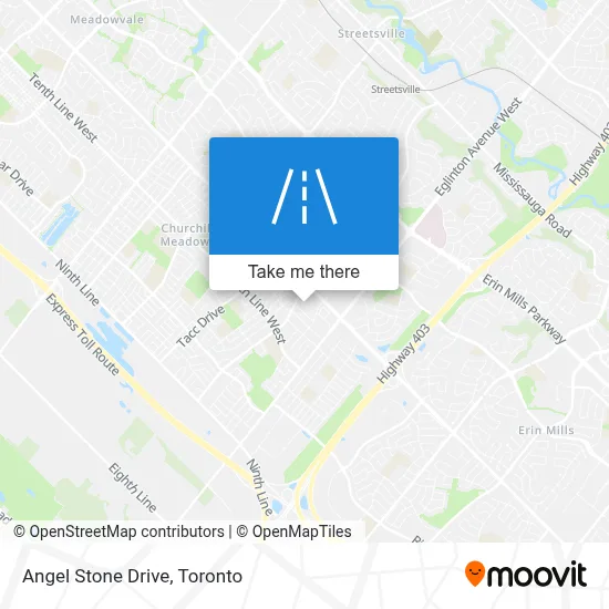Angel Stone Drive map