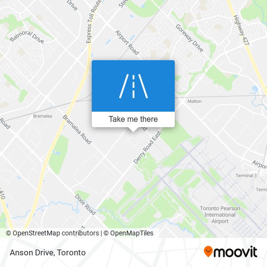 Anson Drive map