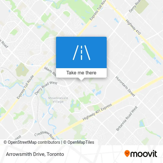 Arrowsmith Drive map