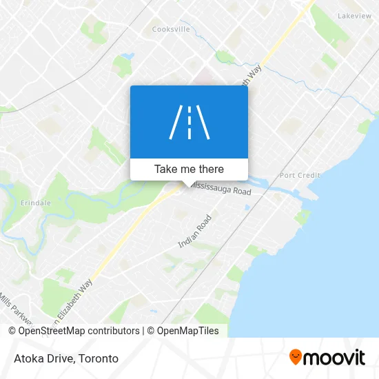 Atoka Drive map