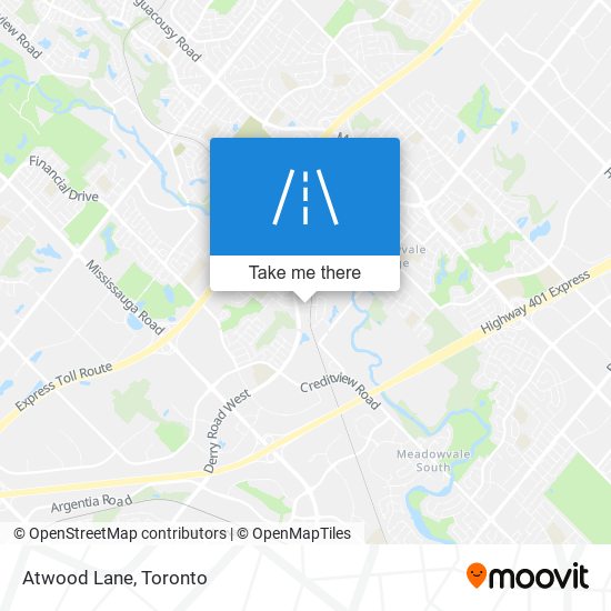 Atwood Lane map
