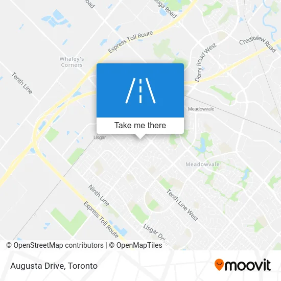 Augusta Drive map