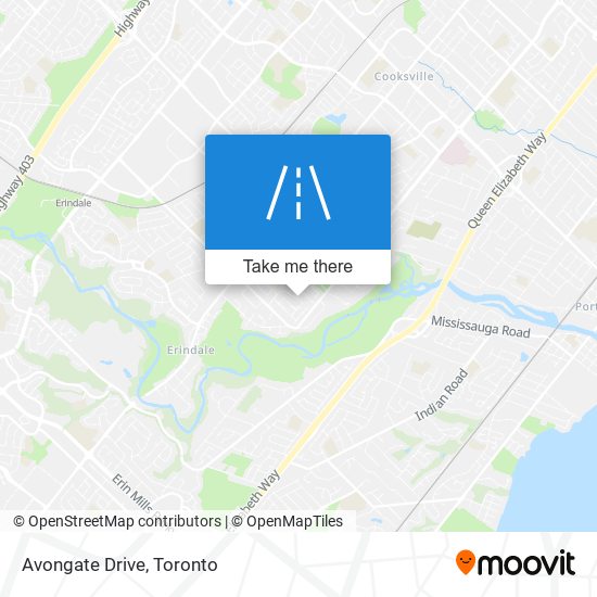 Avongate Drive map