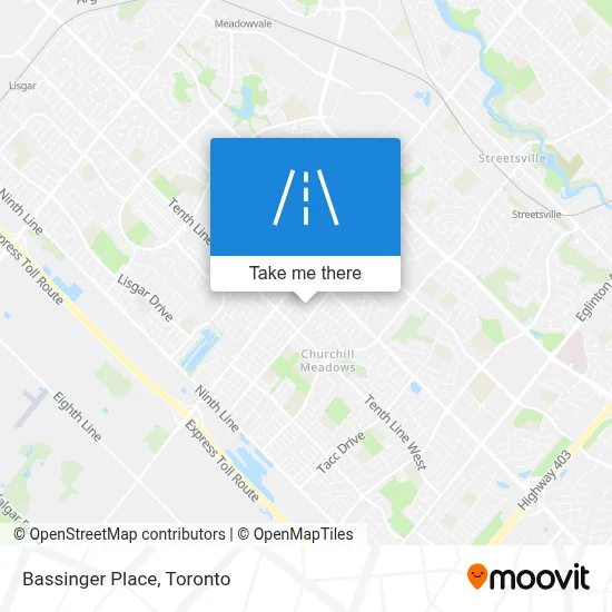Bassinger Place map