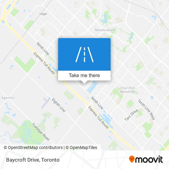 Baycroft Drive map