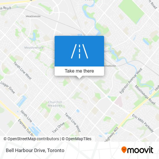 Bell Harbour Drive map