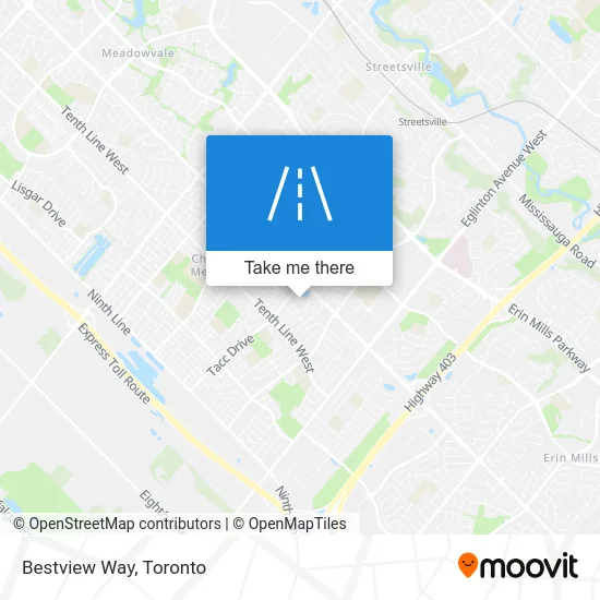 Bestview Way map