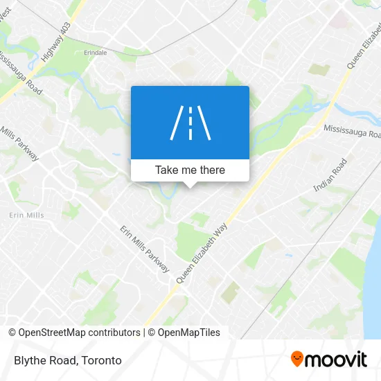 Blythe Road map