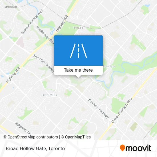 Broad Hollow Gate map
