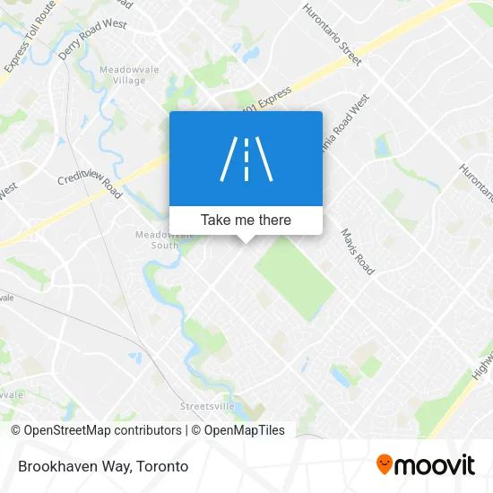 Brookhaven Way map