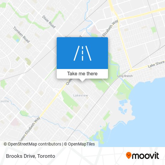 Brooks Drive map