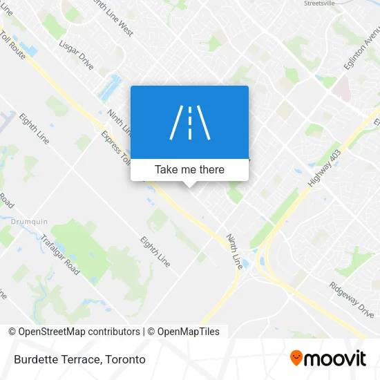 Burdette Terrace map