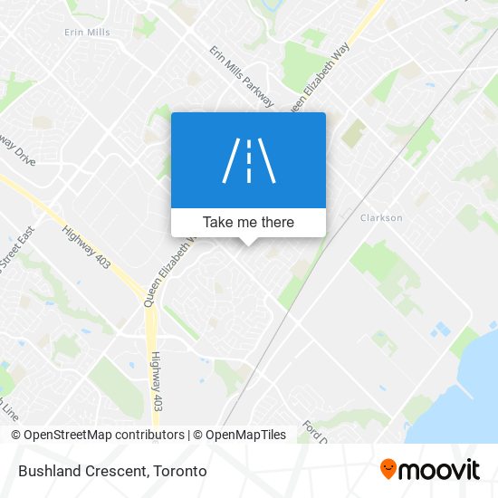 Bushland Crescent map