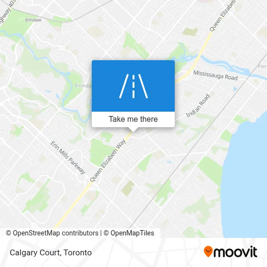 Calgary Court map