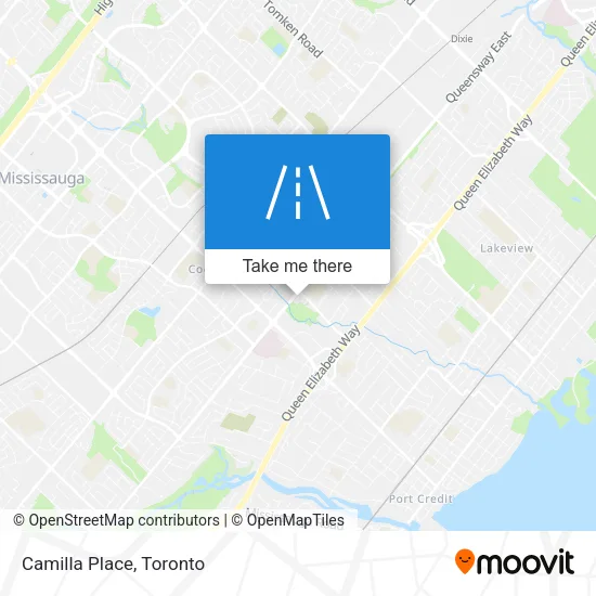 Camilla Place map